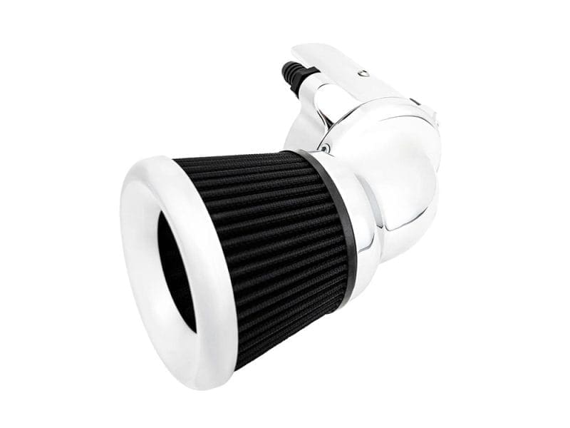 High-performance motorcycle air intake filter for Revelry Motorcycles Australia.