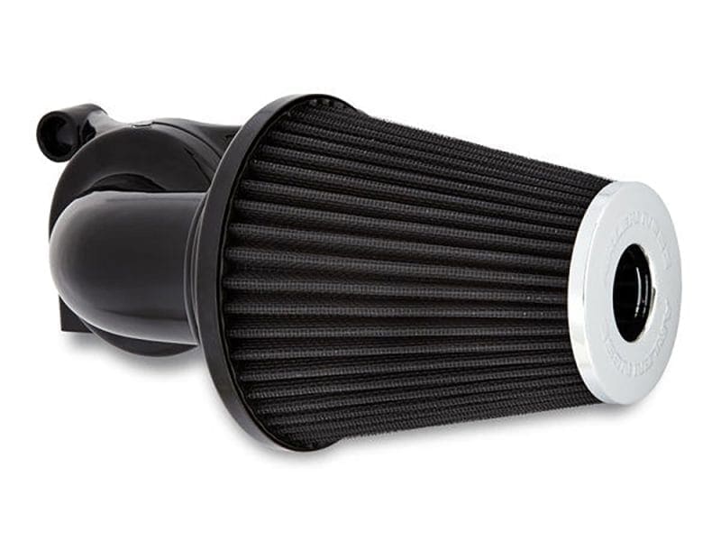 90deg Monster Sucker Air Cleaner Kit - Black. Fits Big Twin 1993-2017 with CV Carb or Cable Operated Delphi EFI. Revelry Motorcycles high-performance oil filter for motorcycle maintenance and engine protection.
