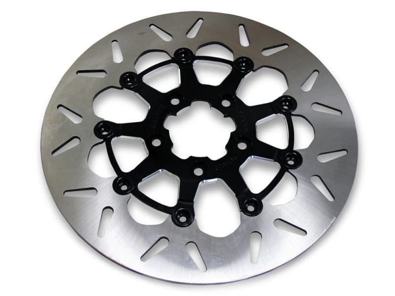 11.8in. Front Standard Round Floating Disc Rotor - Contrast Cut. Fits Dyna 2006-2017