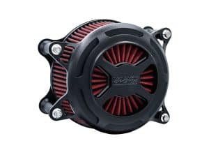 High-performance motorcycle air filter for Revelry Motorcycles, enhancing engine airflow and power.
