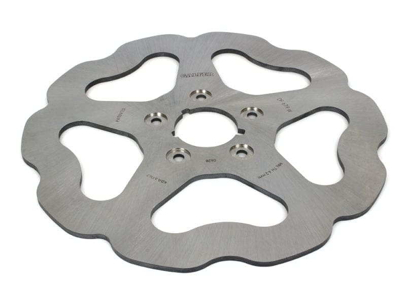 11.5in. Front Solid Mount Wave Disc Rotor. Fits Big Twin & Sportster 1984-1999. High-performance motorcycle brake disc for Revelry Cycles Australia, durable and reliable.